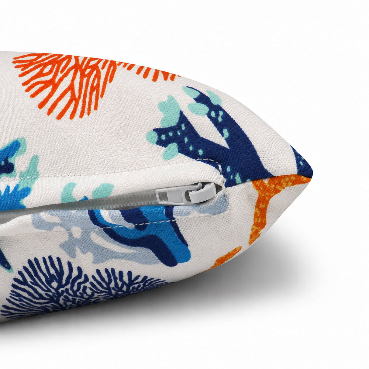 2 Pack Outdoor Lumbar Pillow with Inserts - Ocean Coral