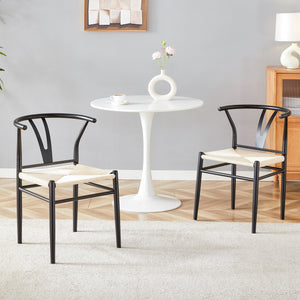 Wesborn Chair - Y-Shaped Medieval Style Armchair for Dining Table, Set of 4