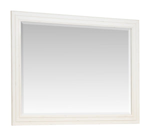 Echo Isles - Landscape Mirror - Sea Pearl And Driftwood