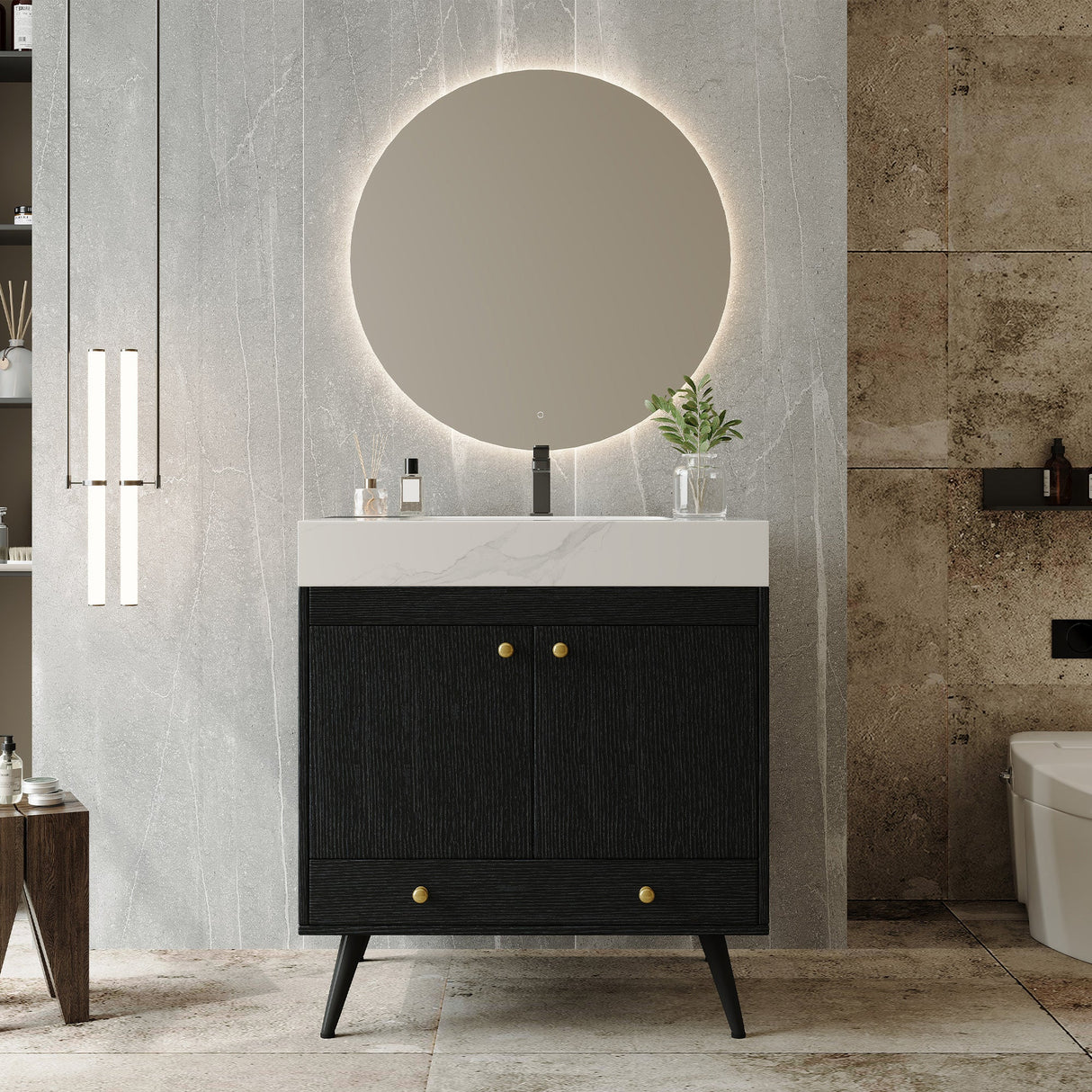 Contemporary Free-standing Bathroom Vanity