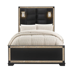 Lively - Bed With Lamps, Elegant Design
