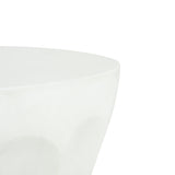 Outdoor Round Concrete Antique White Side Table