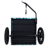 Outdoor Heavy Duty Collapsible Pet Bike Trailer with 16-Inch Wheels
