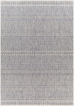Madras Navy All Over Performance Rug
