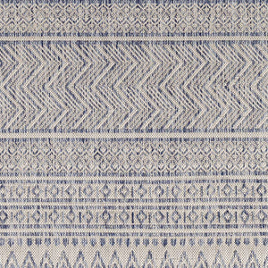 Madras Navy All Over Performance Rug
