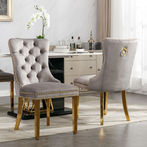 Nikki - Modern, High-End Tufted Dining Chair (Set of 2)