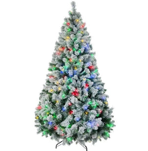 Artificial Snow Christmas Trees with Frosted Branches