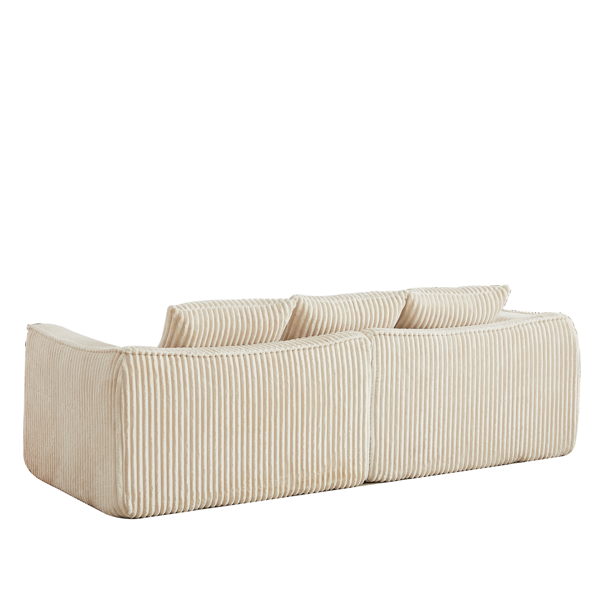 Minimalist 3-Seater Corduroy Sofa