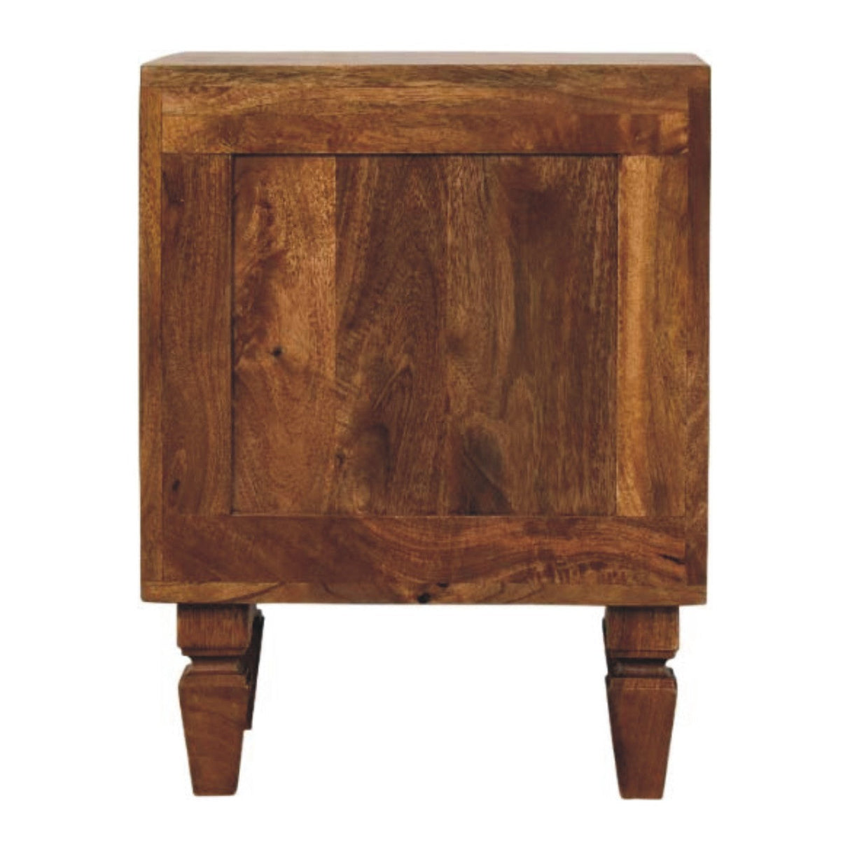 Solid Wood Louvre Bedside Unit