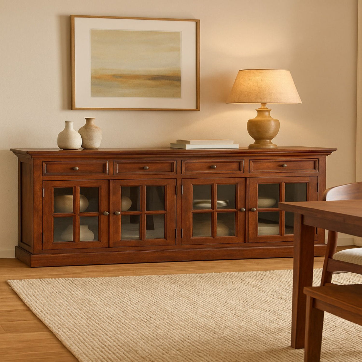 Large Glazed Sideboard