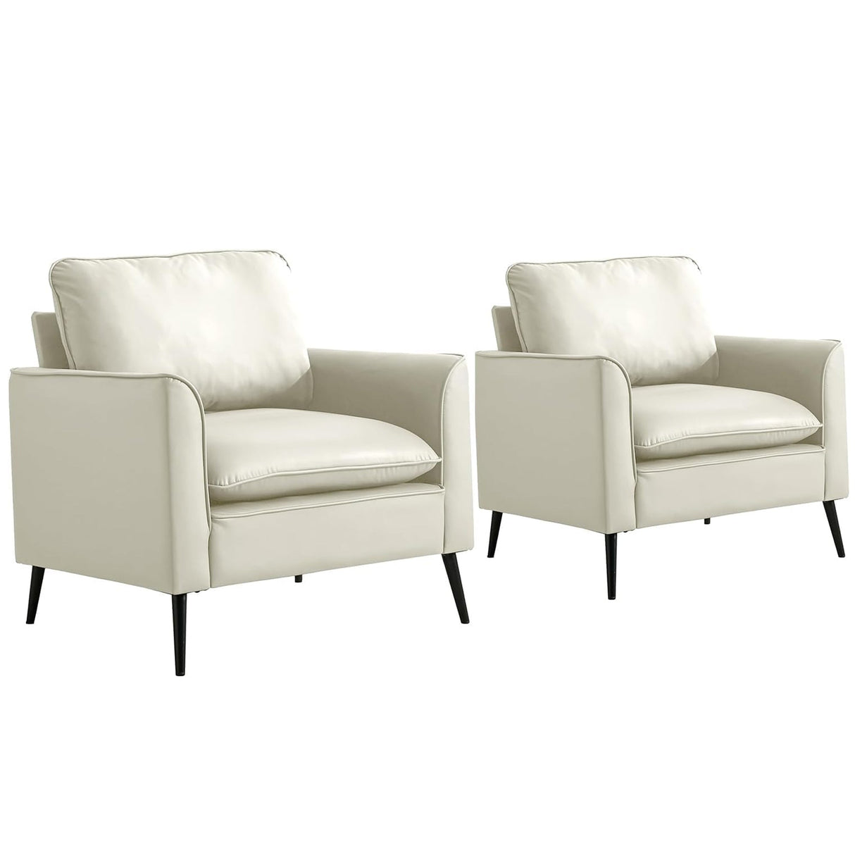 TS Cat Paw Leather Upholstered Sofa 2PC