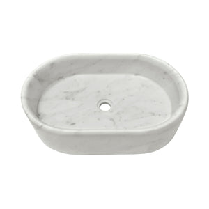 Bathroom Vessel Sink, Semi Polished Surface