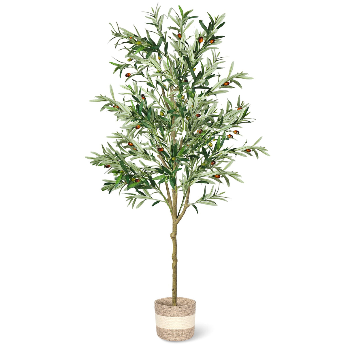 6FT Artificial Olive Tree Indoor Faux Plant