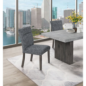 Sharon - Dining Chair With Extended Back (Set of 2) - Gray