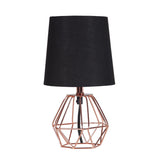 Wesley Geometric Copper Wire Frame Accent Lamp