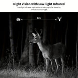 4K Hunting Trail Camera with 4G Live View, Solar Powered & Auto Night Vision