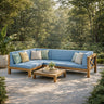 Brava X-Back Right Corner Bench Set of 2
