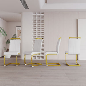 Side Dining Room Chair, Padded Seat High Back