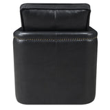 Leather Modern Swivel Accent Chair