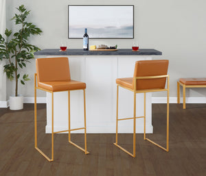 Fuji - Contemporary Design High Back Barstool