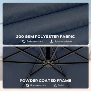 Outdoor Hanging Cantilever Umbrella