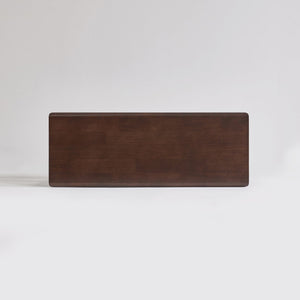 2-Tier Solid Wood Shoe Bench