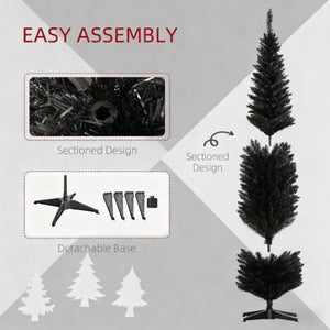Classic Pencil Christmas Tree with Easy Setup - 8ft Tall