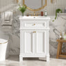 24'' Vintage Elegance Bathroom Cabinet with Ceramic Sink