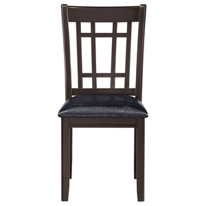 Lavon 5-piece Oval Extension Leaf Dining Set Espresso