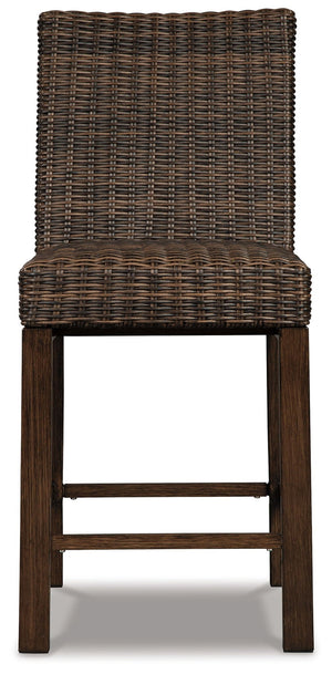 Paradise Trail - Barstool (Set of 2) - Medium Brown