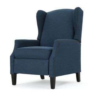 Westeros Wing Back Fabric Upholstered Recliner