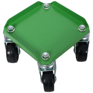 Heavy Duty Snowmobile Dolly With V Slide And Swivel Casters Steel, 1500Lbs Capacity
