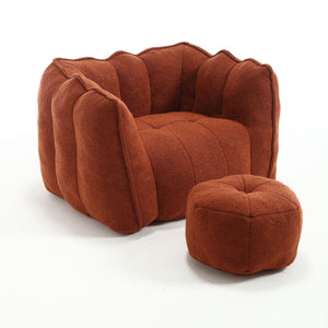 Soft Bean Bag Chair With High Resilient Foam