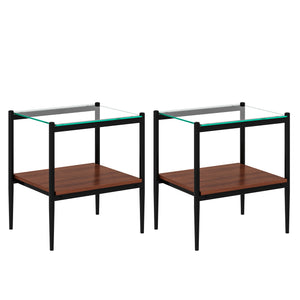 Set of 2 Rectangle End Table