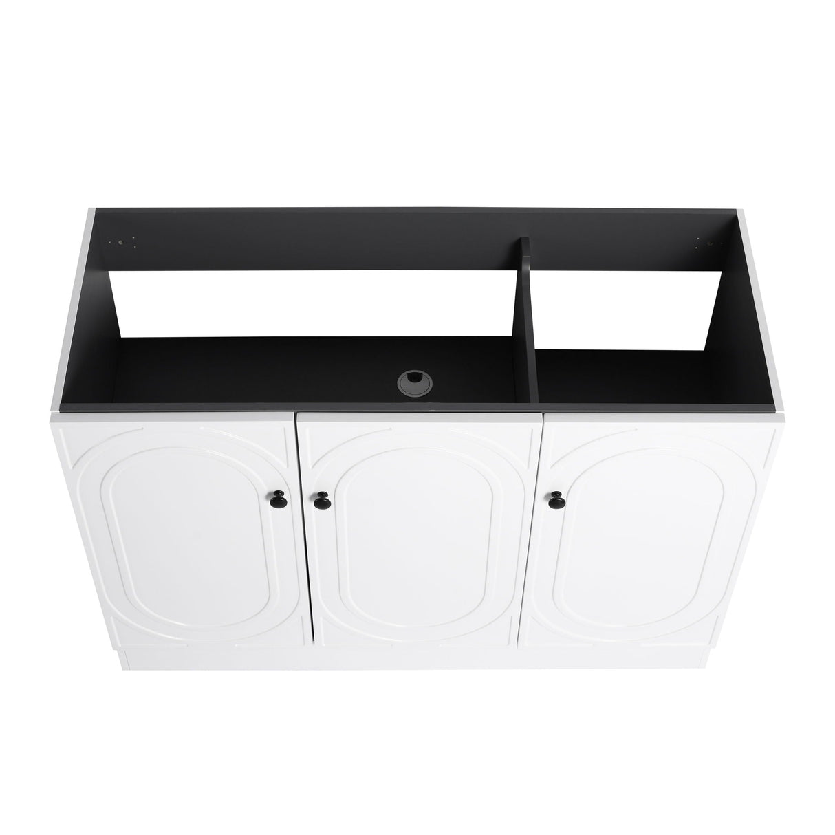 Contemporary Freestanding Bathroom Vanity With Resin Sink & Soft-Close Cabinet Doors