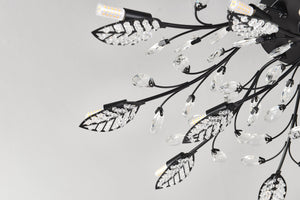 15-Light Chandelier Crystal Ceiling Lamp