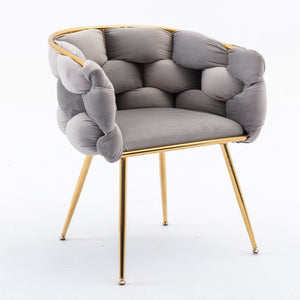 Luxury Modern Simple Leisure Single Sofa Chair Bedroom Lazy Person Household Dresser Stool Manicure Table Back Chair