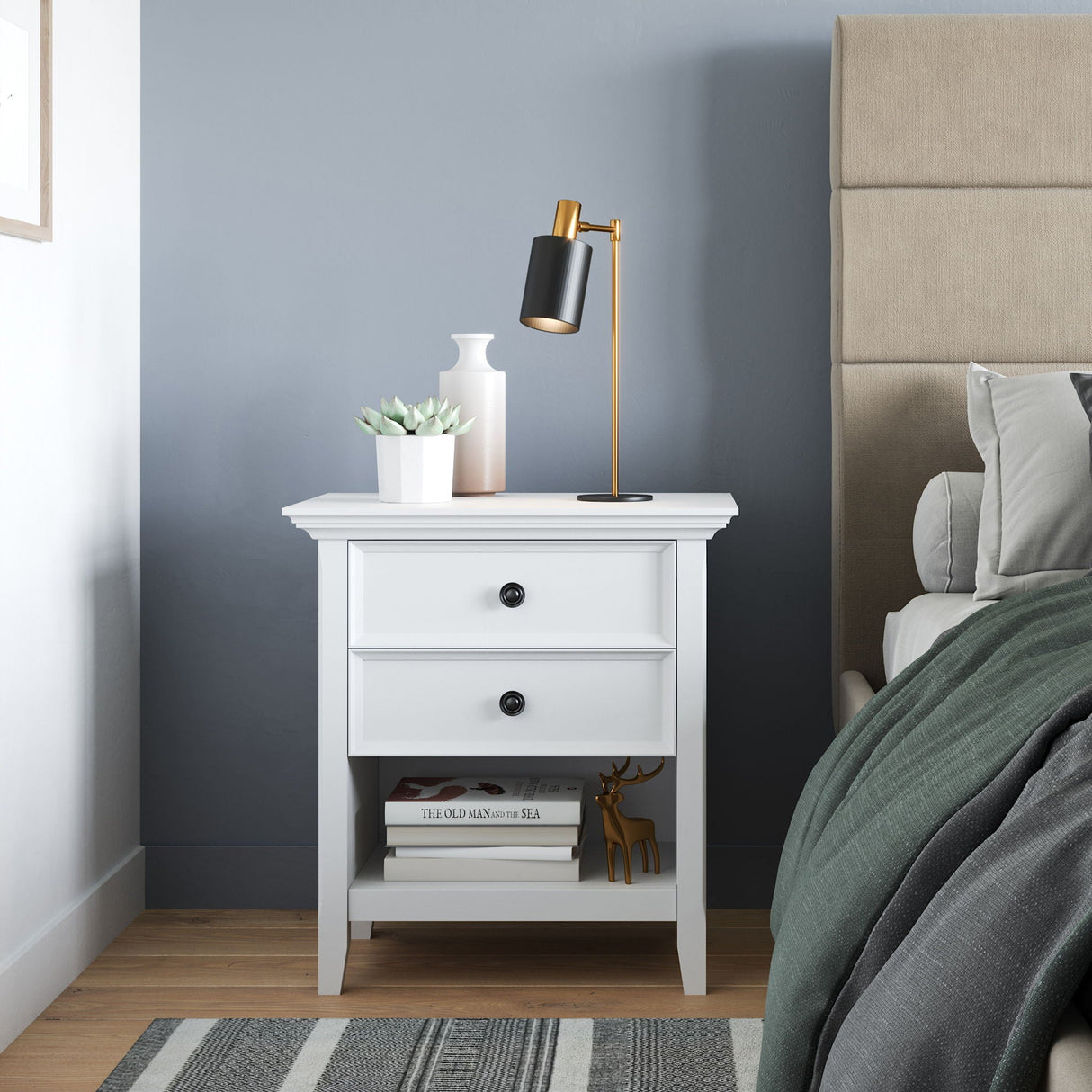 Amherst - Bedside Table, Handcrafted