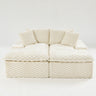 Double Chaise Lounge With Full Compressed Sponge