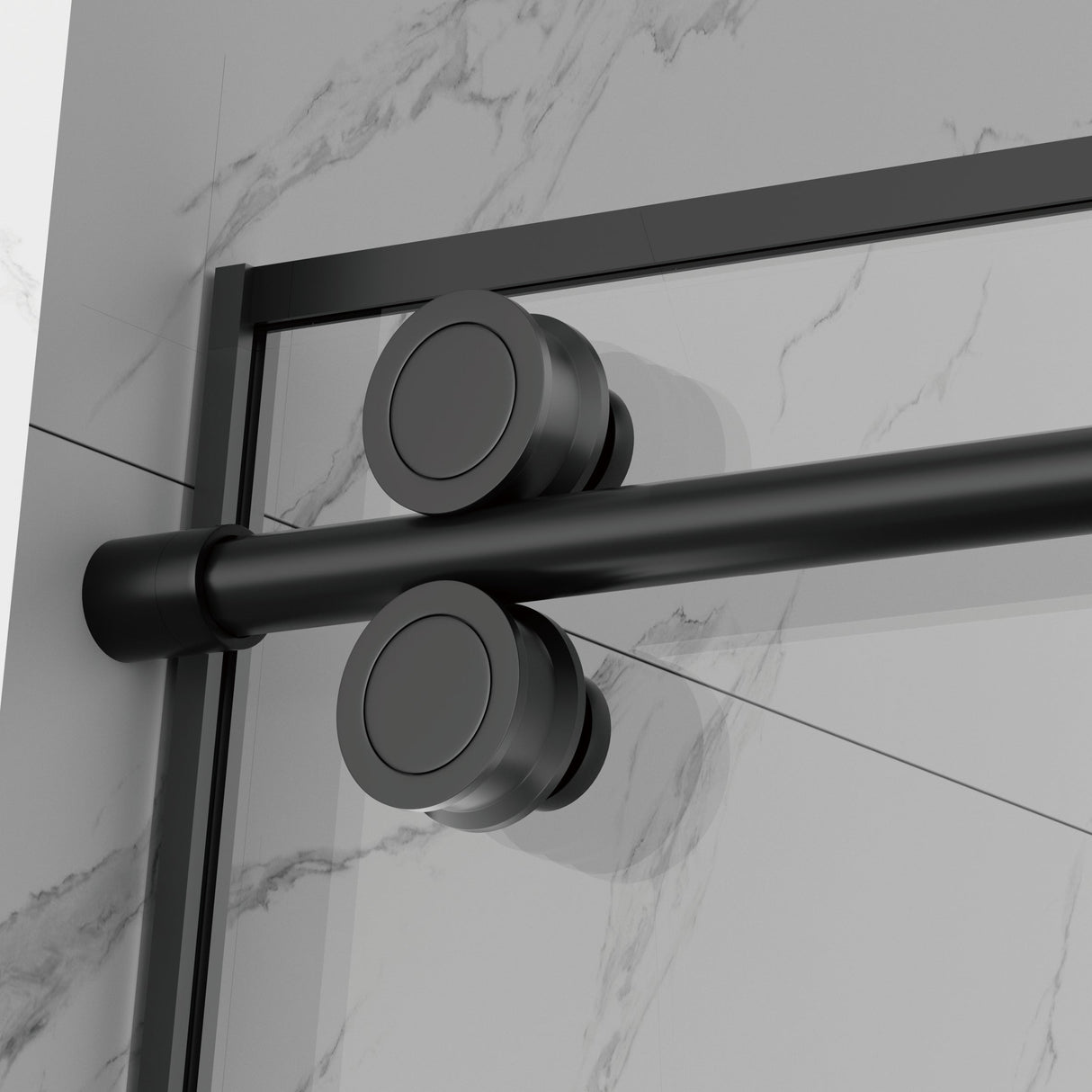 Matte Shower Doors - 56-60" W x 72" H