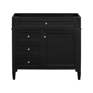 Bathroom Vanity With 2 Drawers and Tip-Out Drawer Storage Cabinet