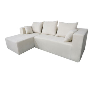 Modular Corner Sofa With Soft Fabric