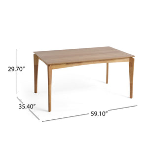 7 Piece Dining Set With Upholstered Armless Chairs and Table