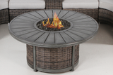 The 60,000 BTU Espresso Fire Pit Table – 25" x 52"