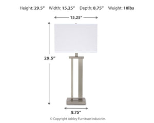 Aniela - Metal Table Lamp Set