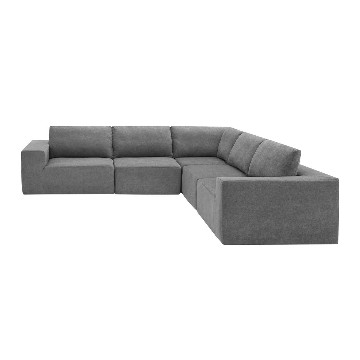The Caitlyn Plush Modular Terrycloth Sectional