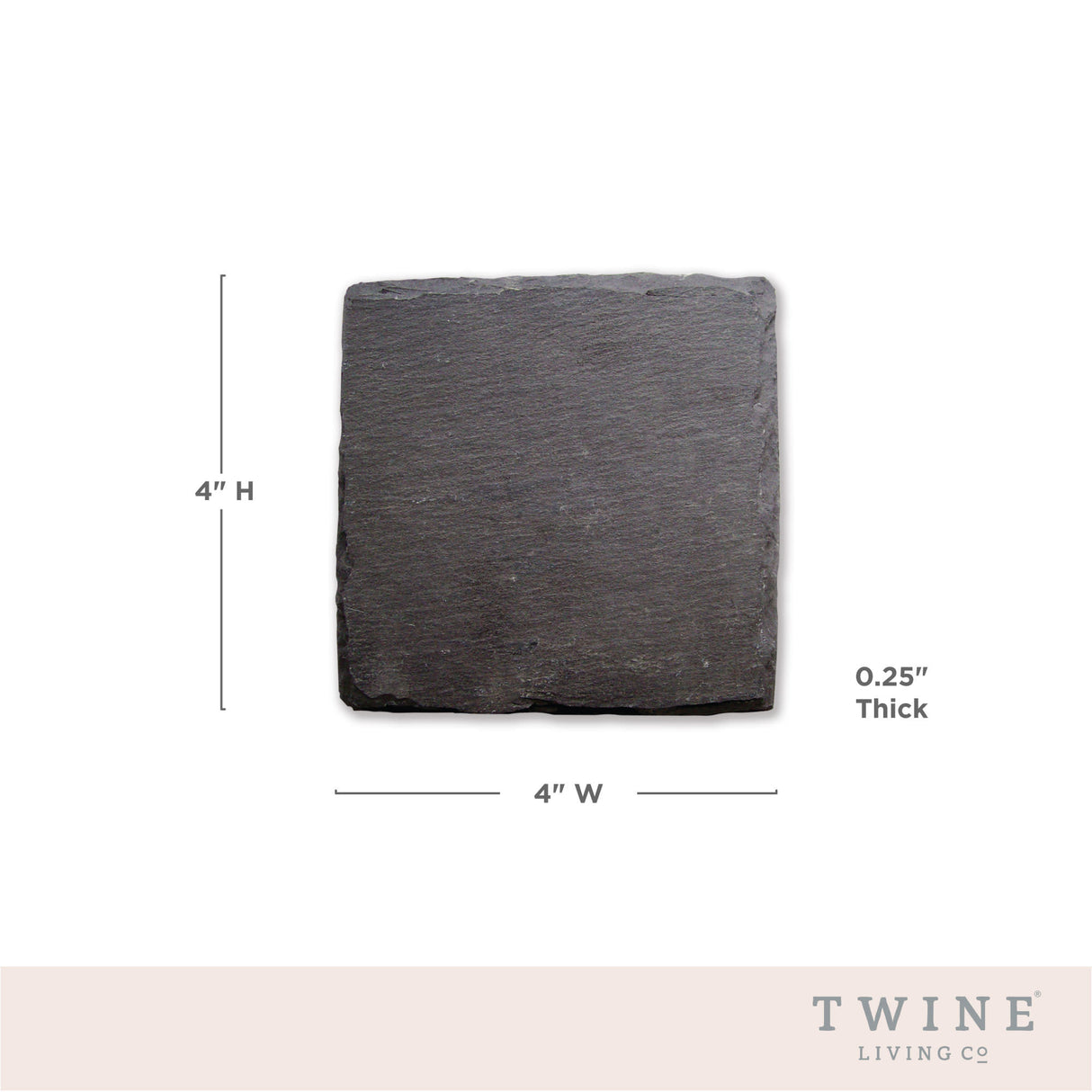 Square slate coasters by twine®
