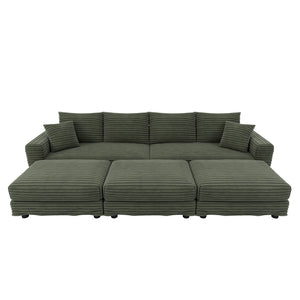 Modern Comfy Upholstered Sofa Cloud Couch & Deep Seat Couches