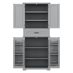 Bathroom Storage Cabinet With Multifunctional Storage Space, Drawer With Slide Rails, Adjustable Shelf