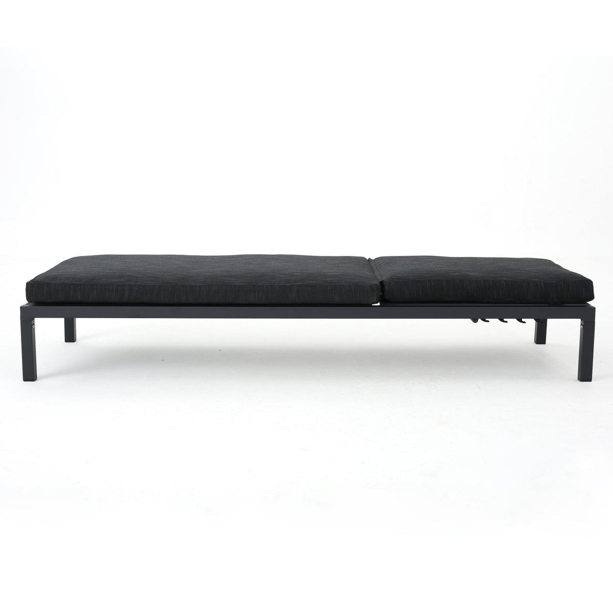 Modern Chaise Lounge With Wate Resistant Fabric Cushions